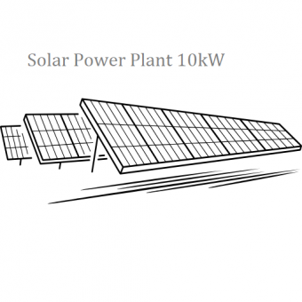Solar Power Plant 10kW with 550W Mono PERC half Cut Bi-facial Panels 