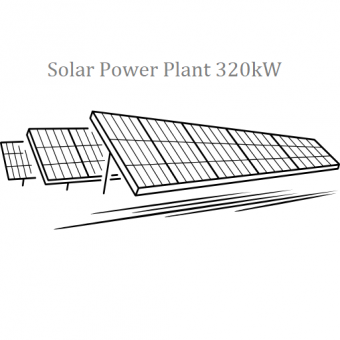 Solar Power Plant 320kW in Sonepat District, Haryana