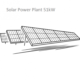 Solar Power Plant 51kW at Okhla Ind Area, New Delhi