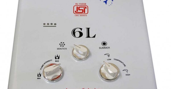 Gas Water Heater-6ltr, ISI Mark